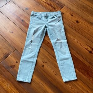 Gap Always Skinny Distressed Ankle Jeans